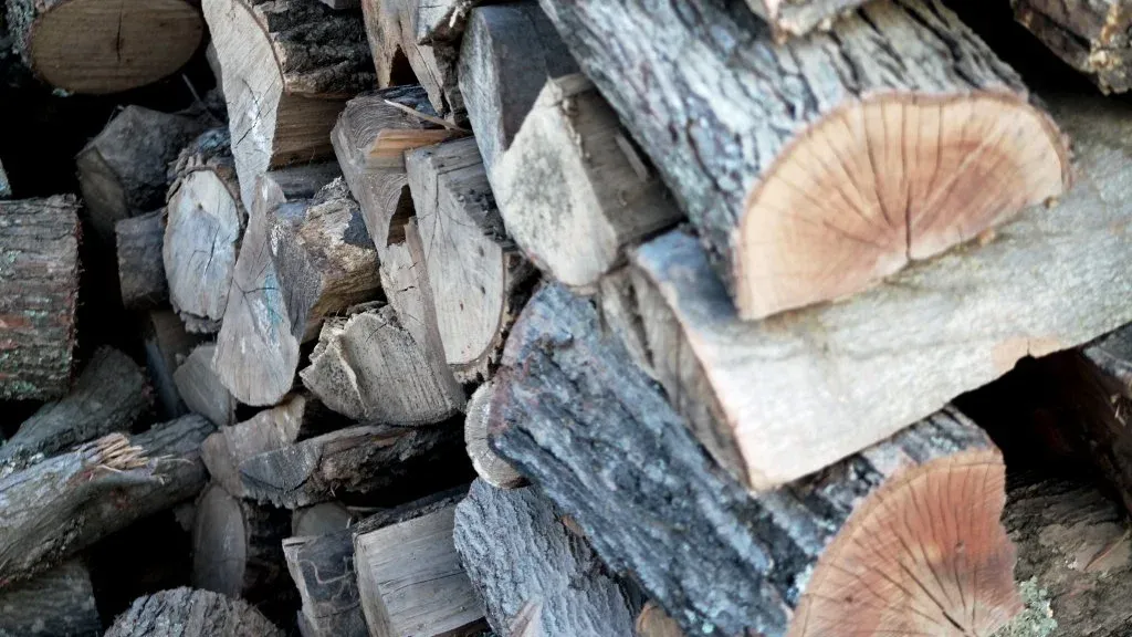 A photo of firewood at Straight Line Fence