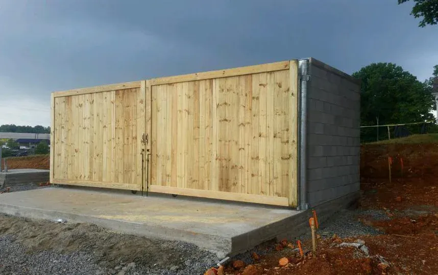 Wood Commercial Enclosure