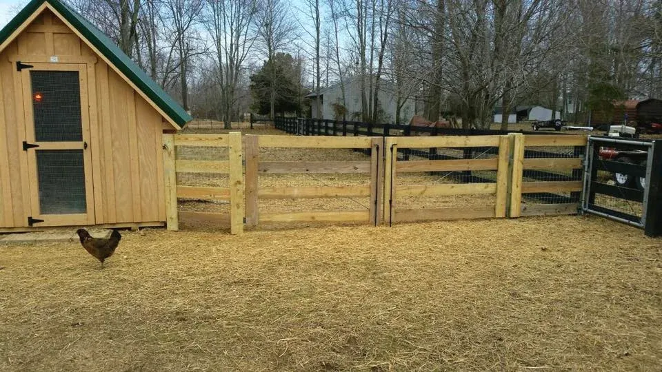 4-Rail Wood Fence