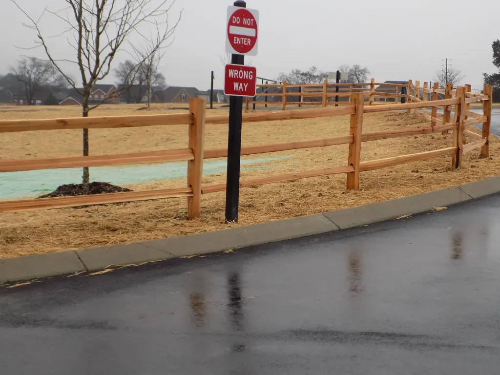 3-Rail Split Rail Fence
