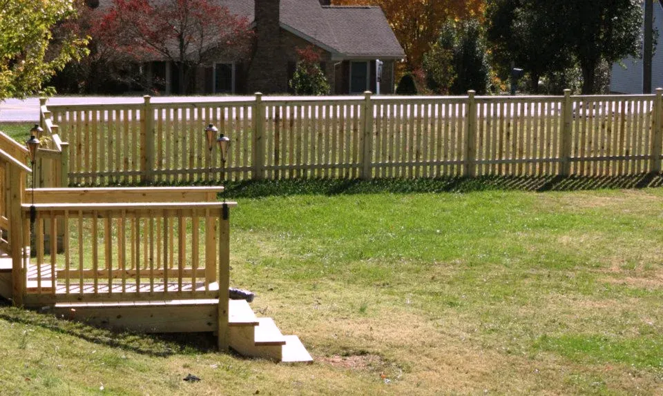Wood Semi-Privacy Fence