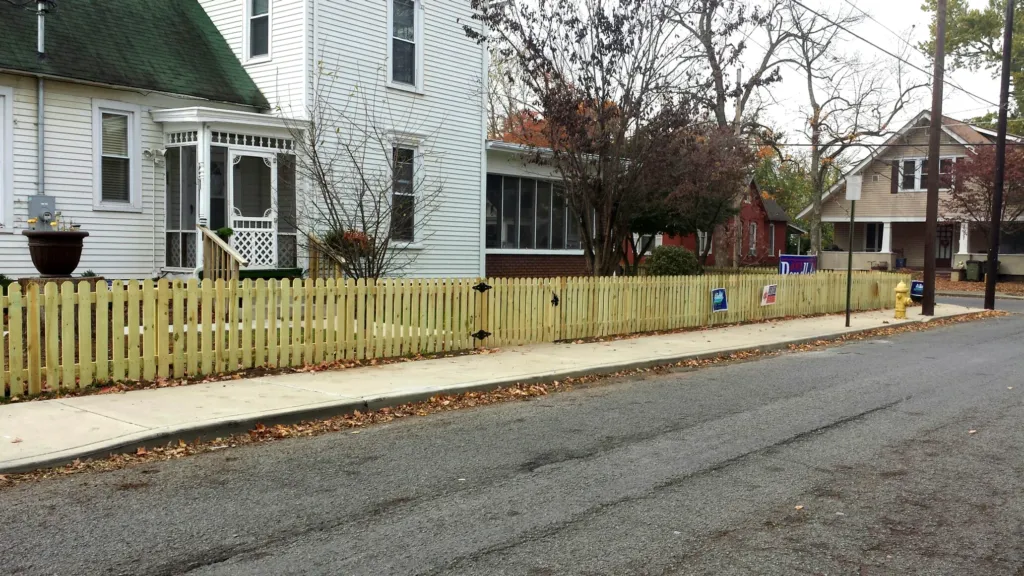 Wooden Picket Fence
