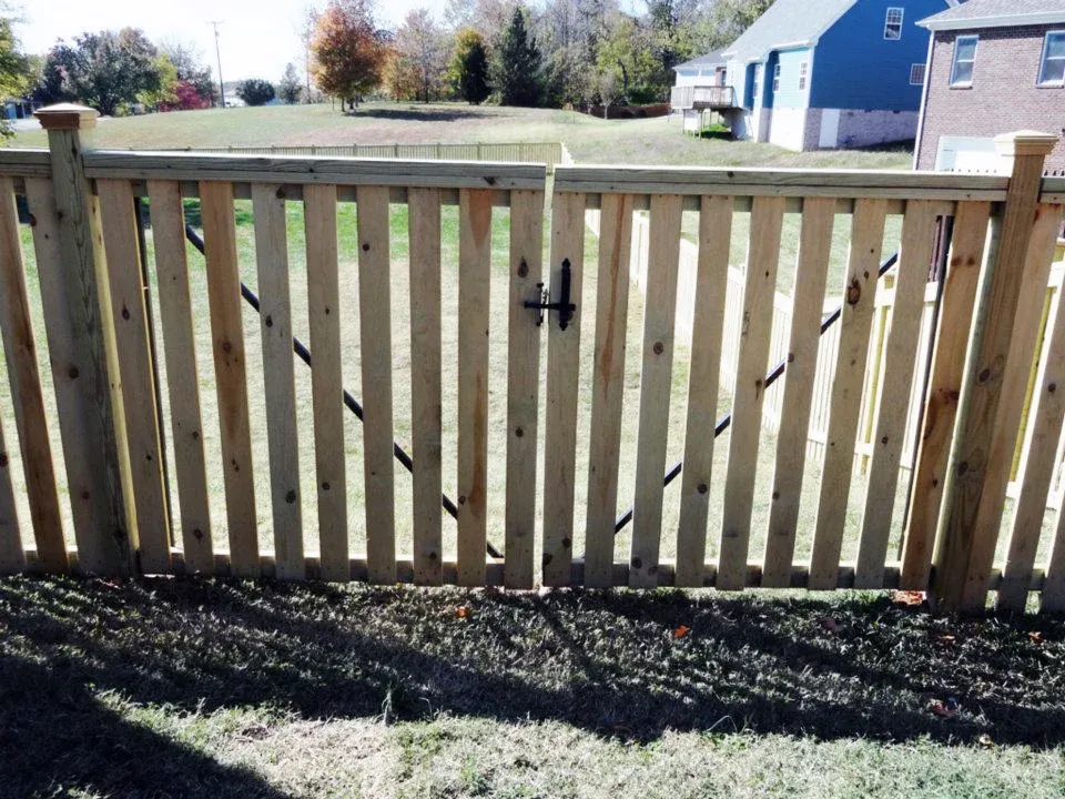 Wooden Semi-Privacy Gate
