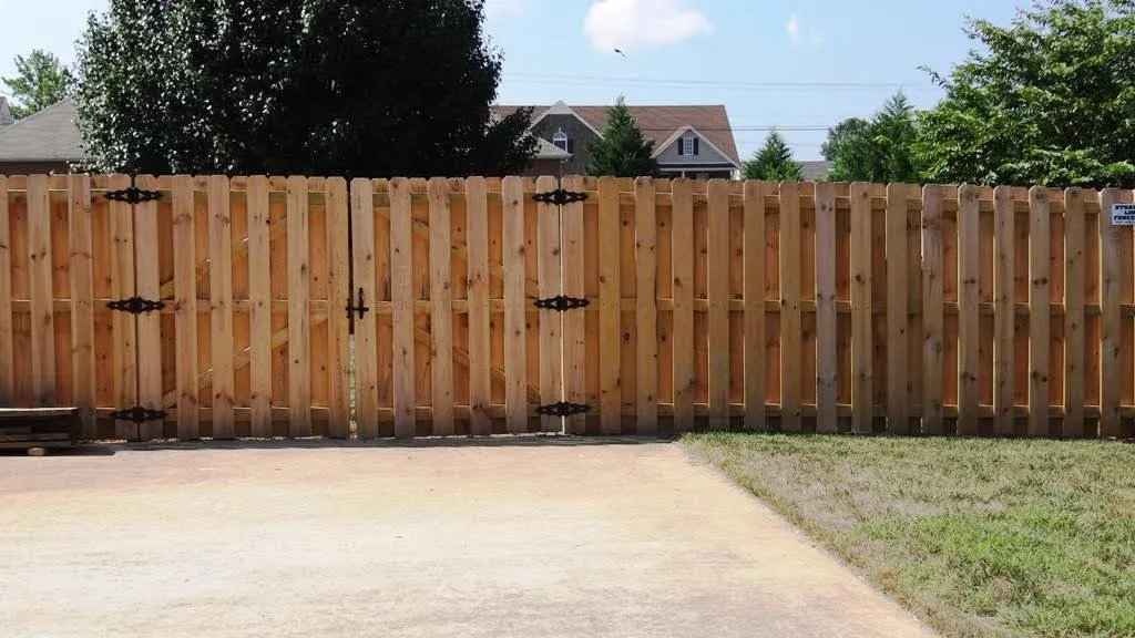 Shadow Box Wooden Fence